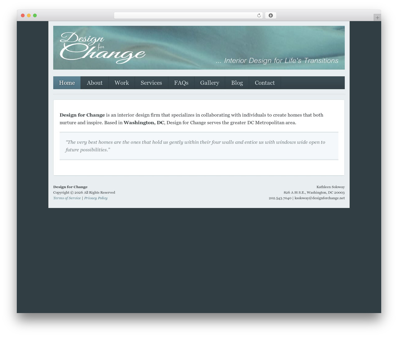 Builder WordPress theme - designforchange.net
