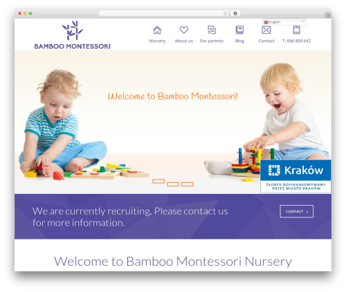Page builder WordPress plugin - bamboomontessori.com