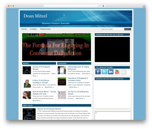 Collision testimonials WordPress plugin - deanmitzel.com