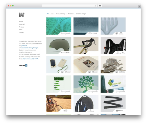 Infinity WordPress theme - dariotoso.it