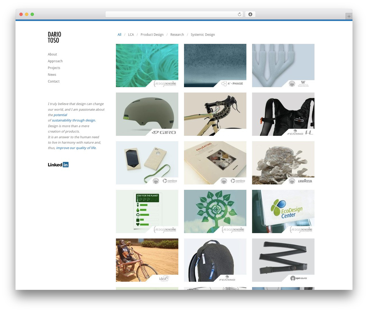 Infinity WordPress theme - dariotoso.it