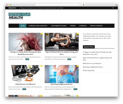 Motive gym WordPress theme - defendyourhealthcare.us