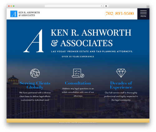 Quick Launch 4 WordPress theme - ashworthlaw.com