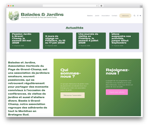 Scape core WordPress plugin - baladesetjardins.fr