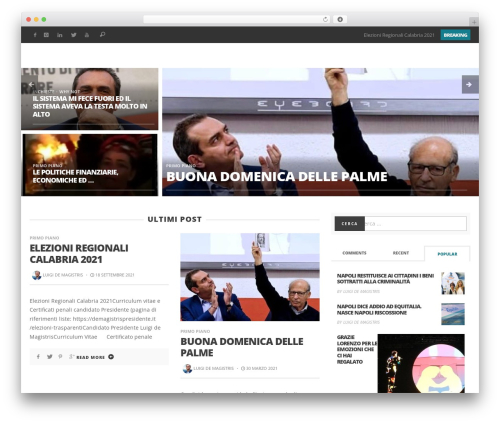 Sprout WordPress blog theme - demagistris.it