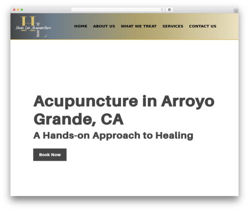 Standard theme WordPress - heidileeacupuncture.com