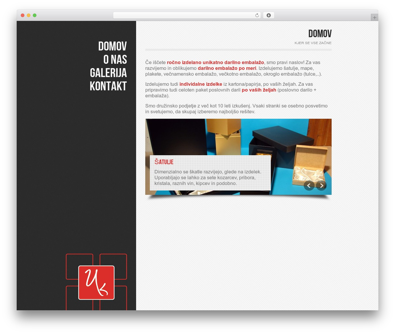 Temptation Wordpress WordPress theme - darilna-embalaza.com