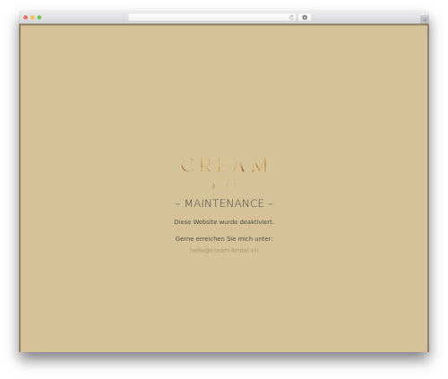 Theme WordPress Fourthd Theme - cream-bridal.ch