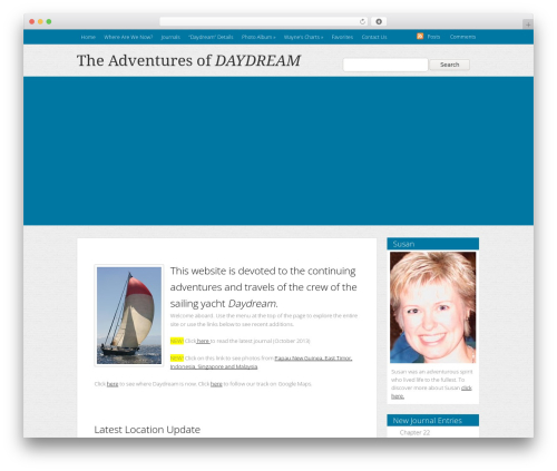 Theme WordPress Postcard - daydream.ca