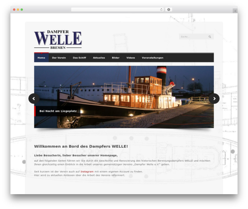 TopBest WordPress theme - dampfer-welle.de