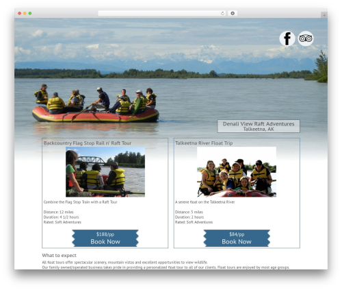 WordPress theme Attitude - denaliviewraft.com