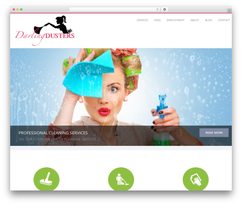 WordPress theme cherry - darlingdusters.com