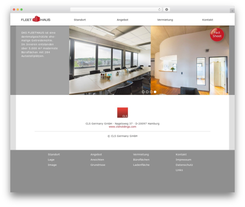 WordPress theme Das Silo - das-fleethaus.de