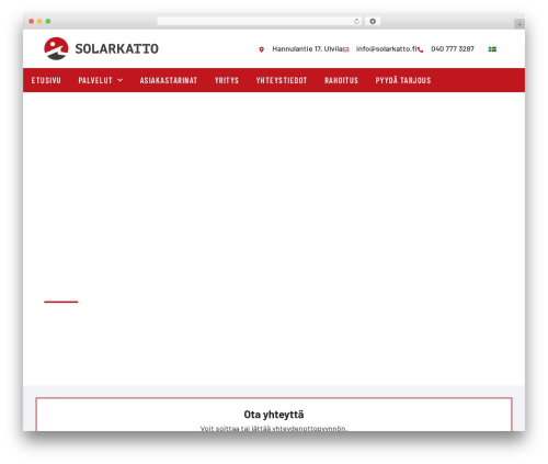 WordPress theme GeneratePress - solarkatto.fi