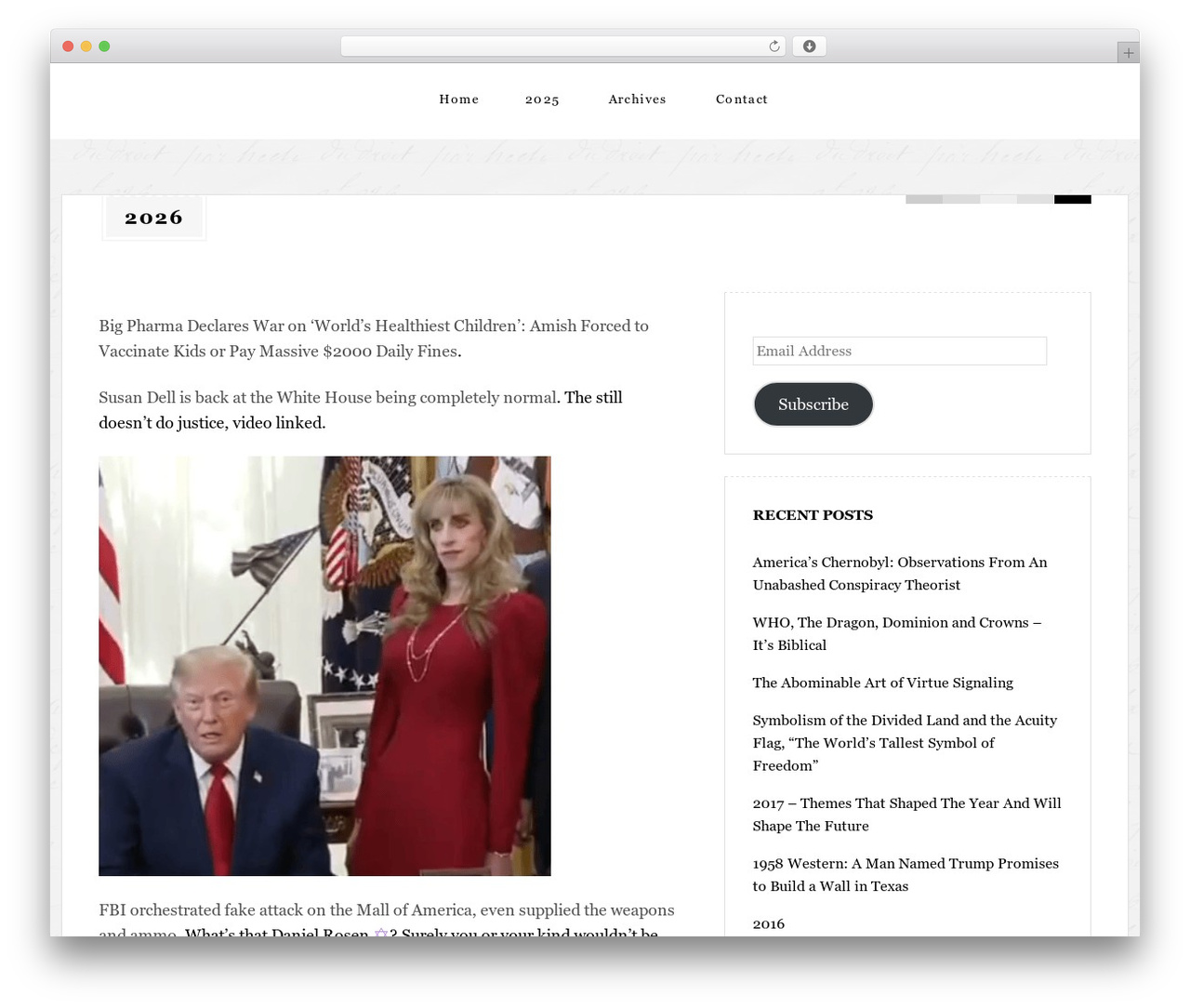 WordPress theme The Thinker Lite - dailycrow.com