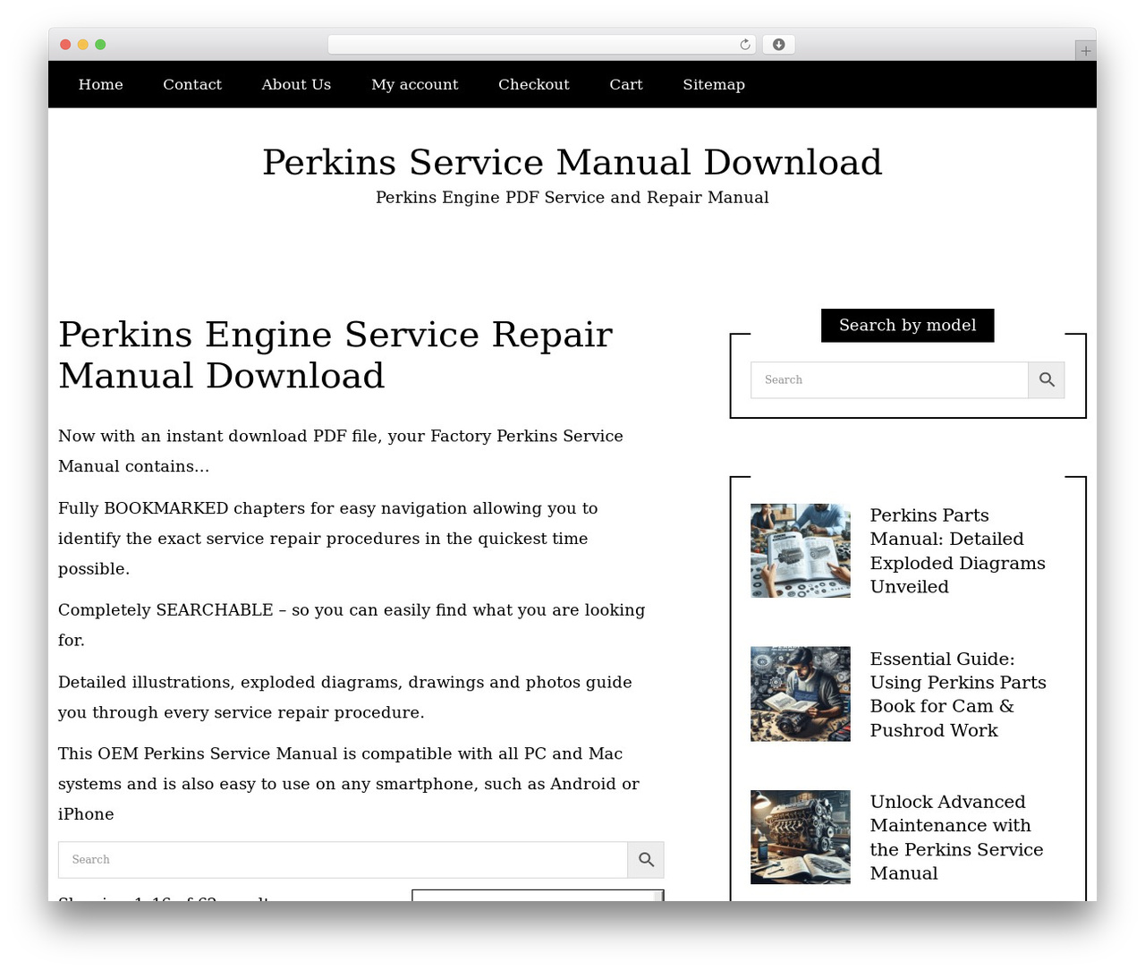 WordPress theme Writee - perkins-manual.com