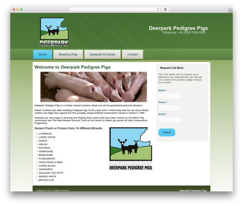 Shortcodekid WordPress plugin - deerpark-pigs.com