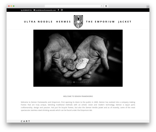 Best WordPress theme Demon Frameworks - demonframeworks.com