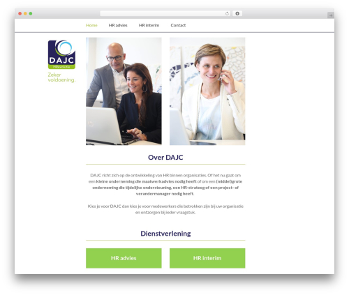 DAJC WordPress theme - dajc.nl