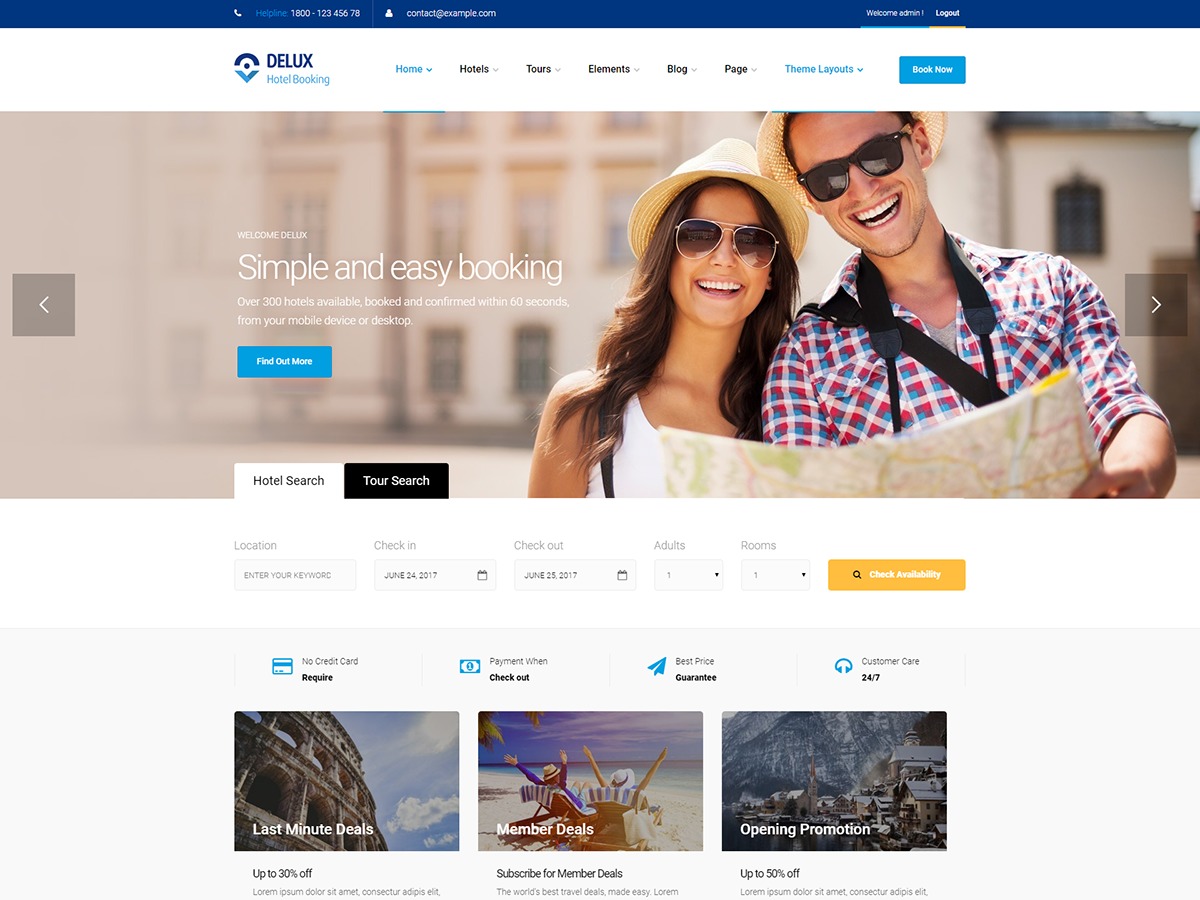 Delux theme WordPress Delux theme WordPress