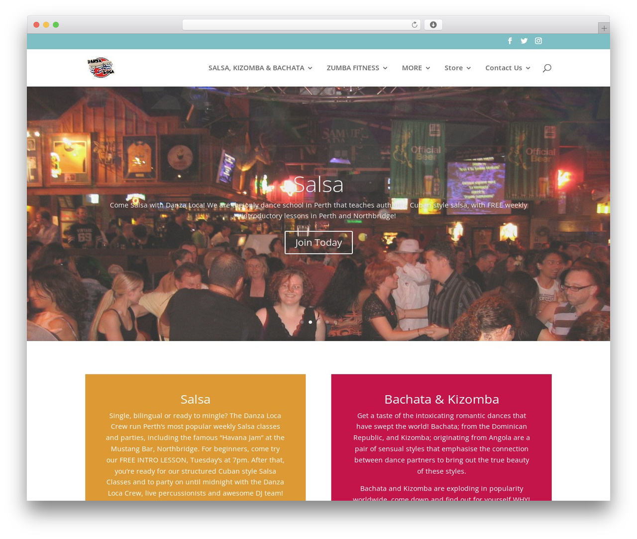 Divi Child Theme WordPress theme - danzaloca.com
