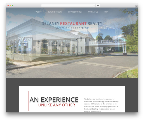 Divi WordPress website theme - delaneyrestaurantrealty.com