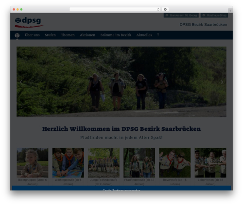 DPSG | Wordpress | 2.4 theme WordPress - dpsg-saarbruecken.de