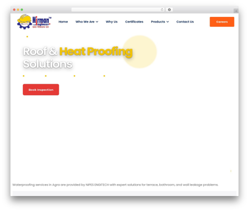 Dustrix WordPress theme - nirmaanengineer.com