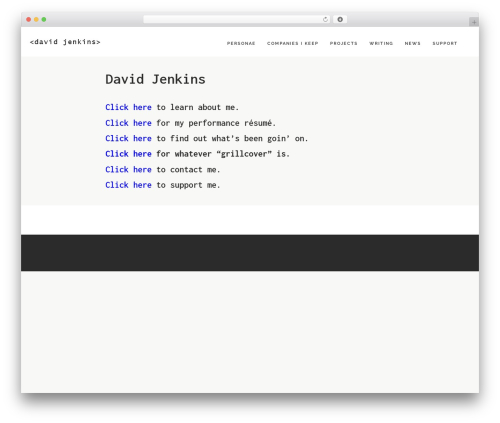 Fastwp Bushwick theme WordPress - davidjenkins.net