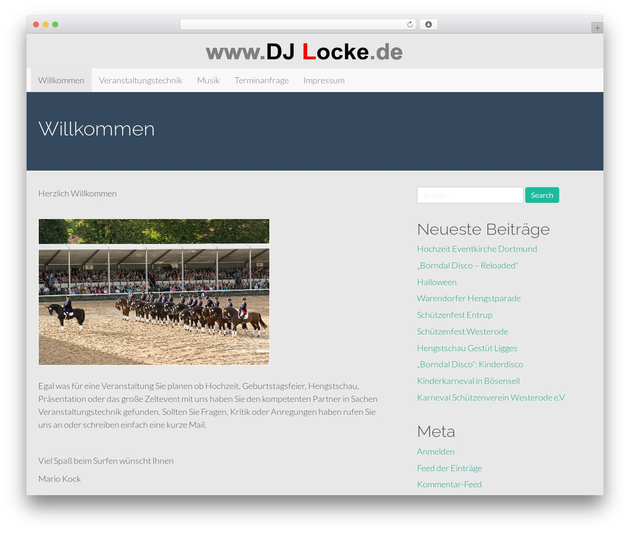 Flat Bootstrap theme WordPress free - djlocke.de