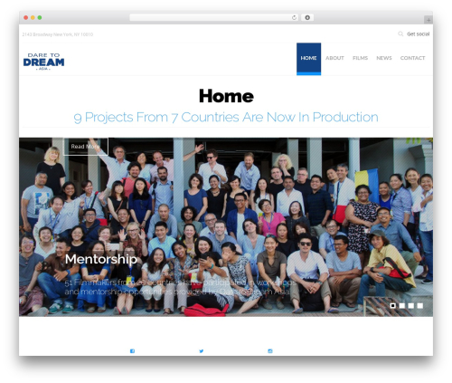 Hercules WordPress theme - daretodreamasia.org