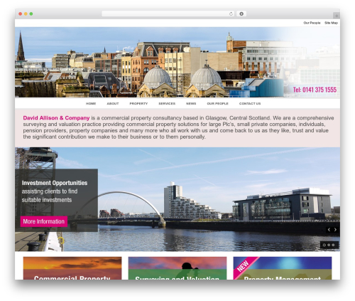 OpenDoor WordPress website theme - dallisonandco.co.uk