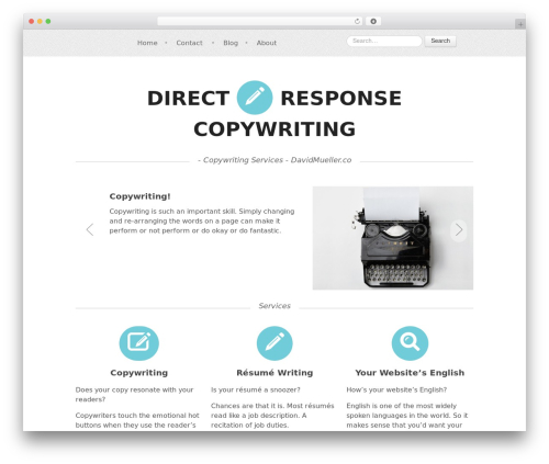 Roxy Bird WordPress theme - davidmueller.co