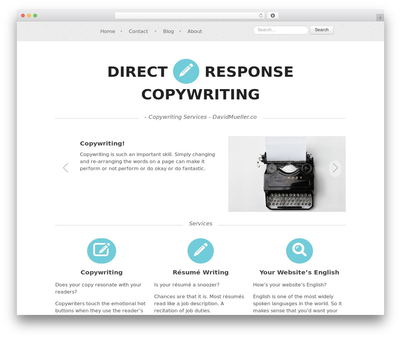 Roxy Bird WordPress theme - davidmueller.co