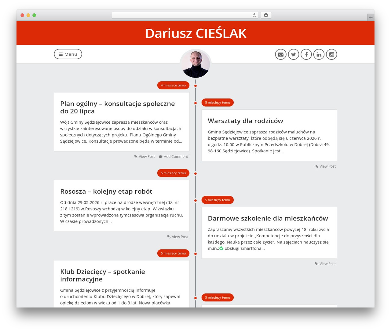 Scopic theme WordPress - dariuszcieslak.pl