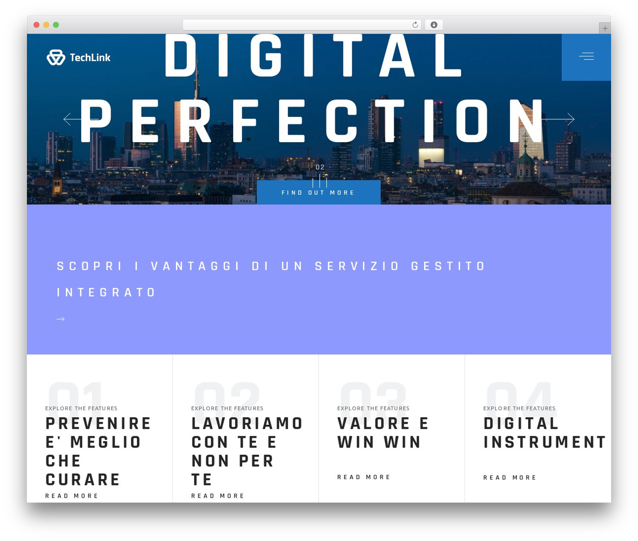 TechLink theme WordPress - sviluppo.enneatechnology.it