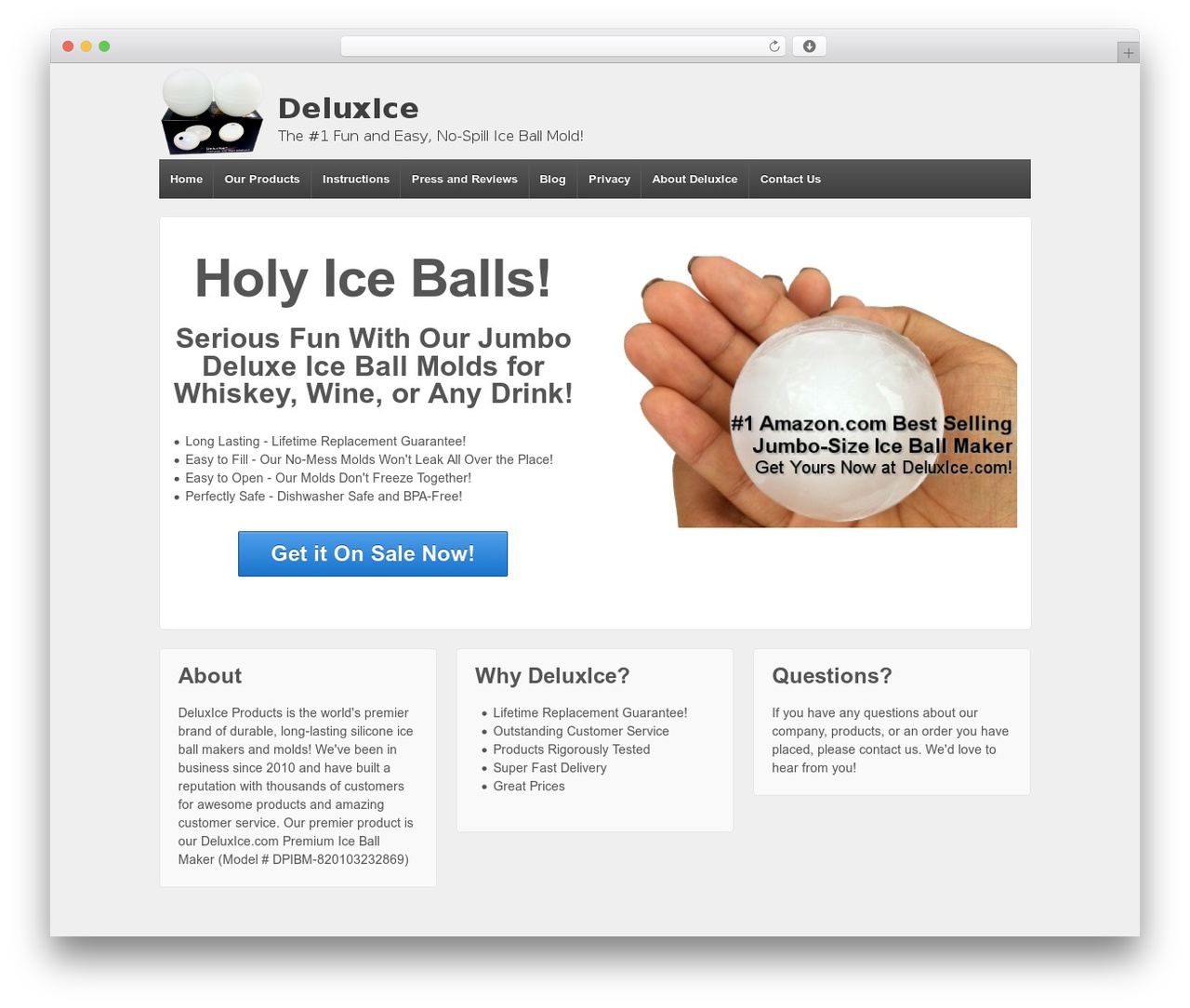 Theme WordPress Responsive - deluxice.com