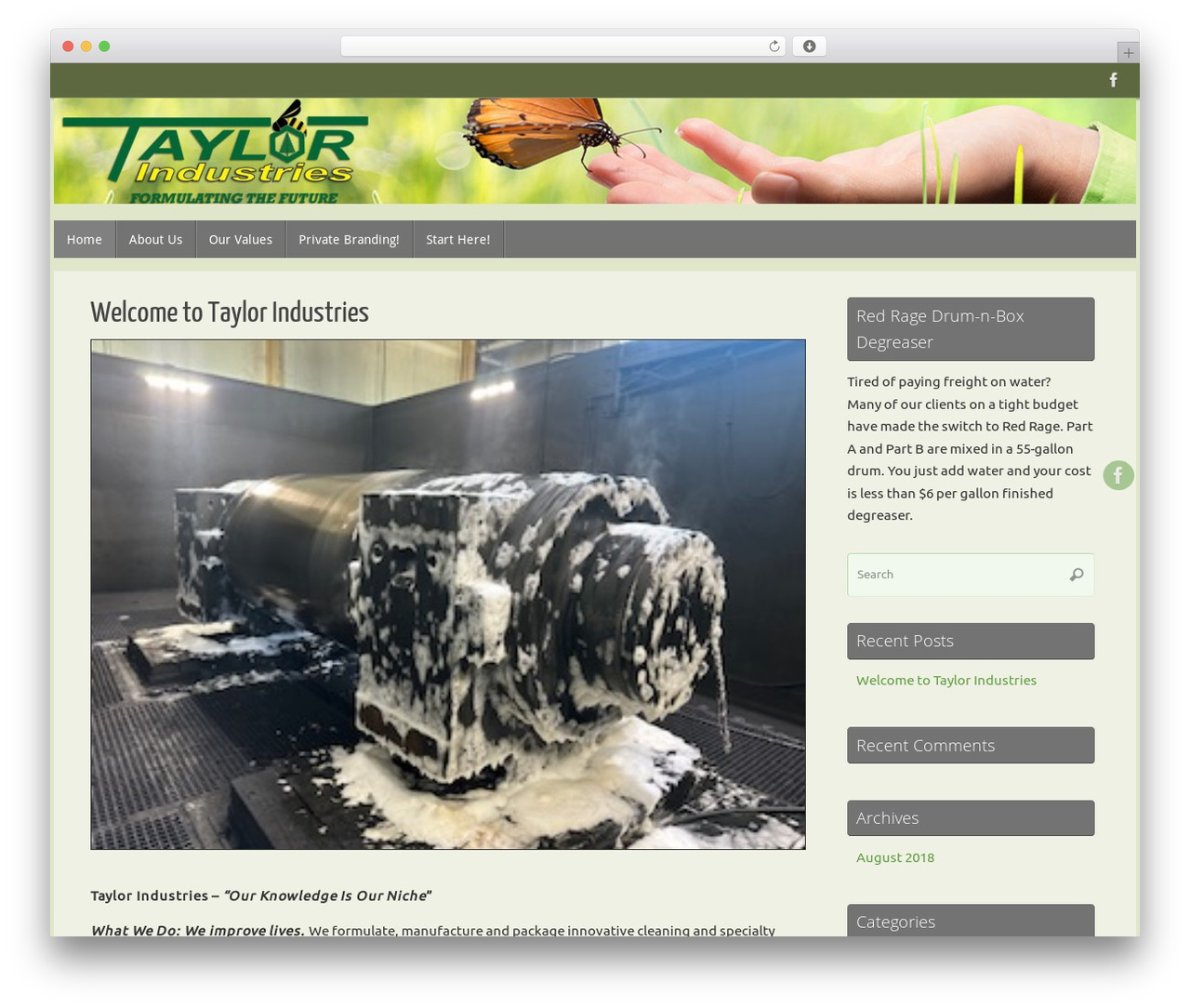 Theme WordPress Tempera - taylorindustriesllc.com Theme WordPress Tempera - taylorindustriesllc.com
