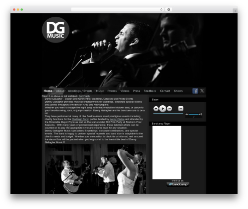 Theme WordPress Danny Gallagher Theme - dannygallaghermusic.com Theme WordPress Danny Gallagher Theme - dannygallaghermusic.com