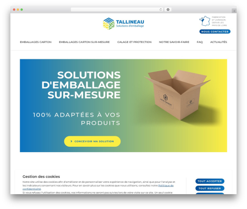 Pit rgpd WordPress plugin - tallineau-emballage.fr