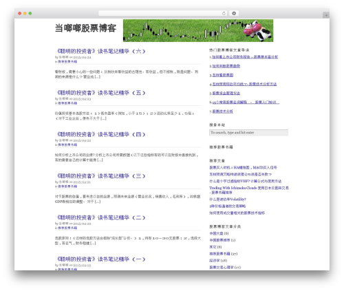 Thesis WordPress website theme - danglanglang.com