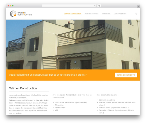 TM Builder WordPress theme - calimen.net