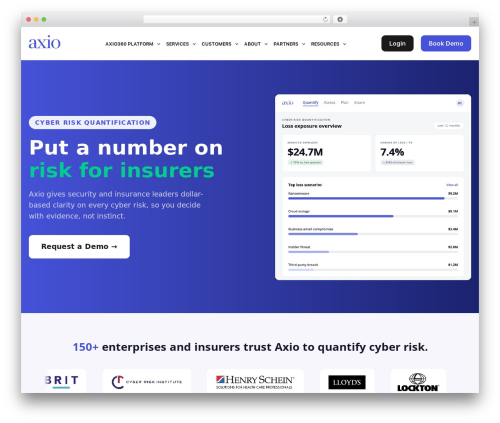 WordPress theme Axio - axio.com