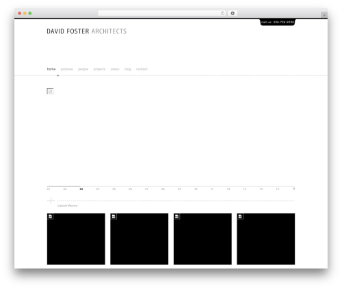 WordPress theme Folioway - davidfosterarchitects.com