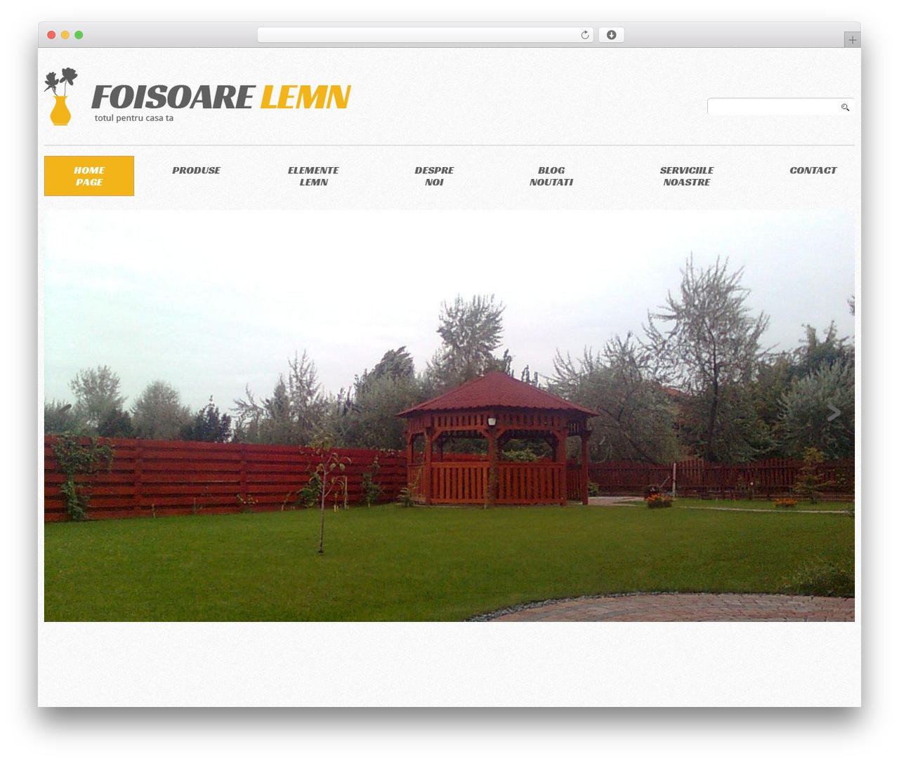 WordPress theme cherry - foisoare-lemn.ro