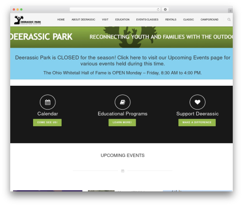 WordPress theme Deerassic - deerassic.com