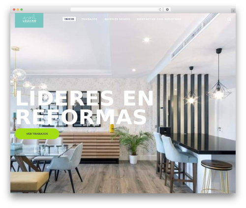 WordPress theme Interio - lozanoconstrucciones.com