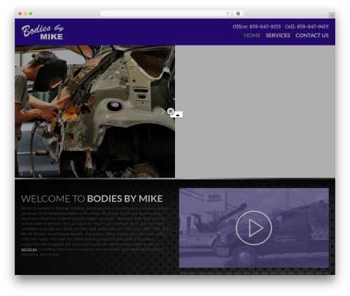 WordPress theme Next Foundations - autobodiesbymike.com