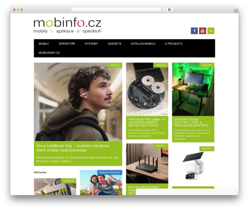 WordPress theme Surfarama - mobinfo.cz