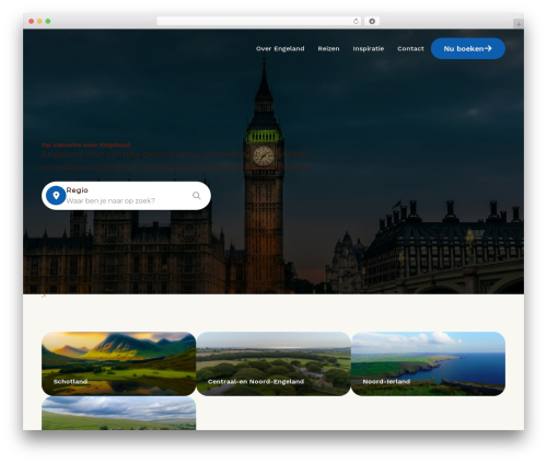WordPress theme Wux Theme - engeland.com
